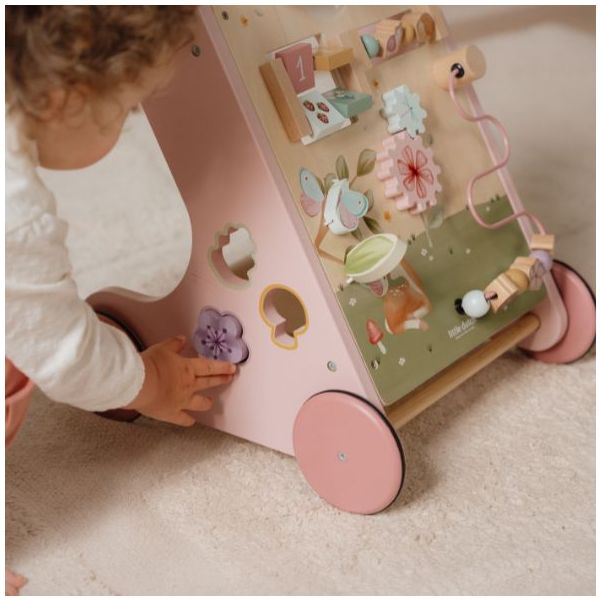 Trotteur multi-activités en bois - Fairy Garden