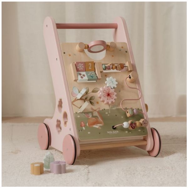 Trotteur multi-activités en bois - Fairy Garden