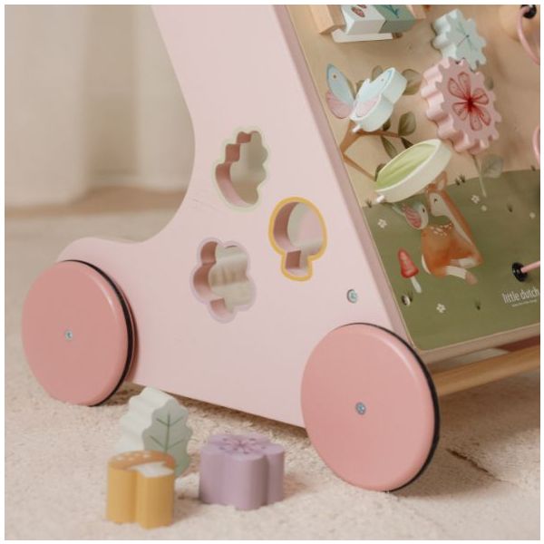 Trotteur multi-activités en bois - Fairy Garden