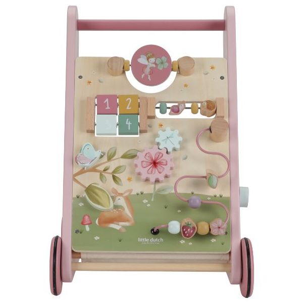 Trotteur multi-activités en bois - Fairy Garden