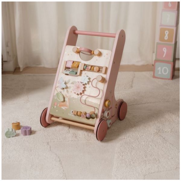 Trotteur multi-activités en bois - Fairy Garden