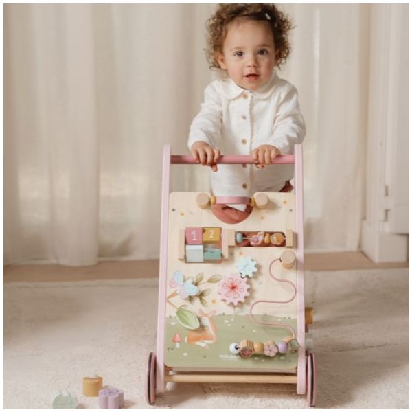 Trotteur multi-activités en bois - Fairy Garden