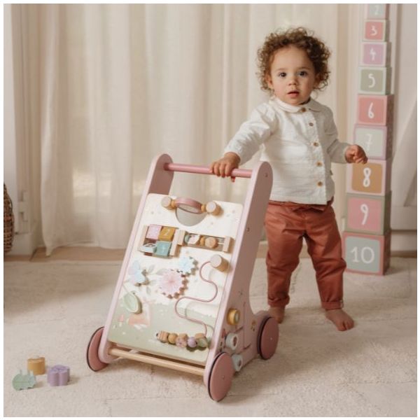 Trotteur multi-activités en bois - Fairy Garden