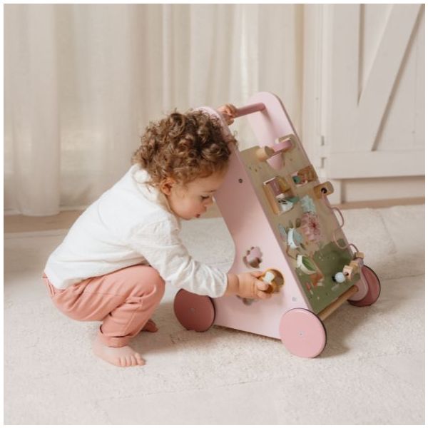 Trotteur multi-activités en bois - Fairy Garden