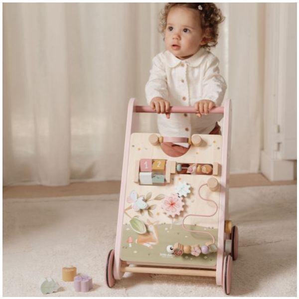 Trotteur multi-activités en bois - Fairy Garden