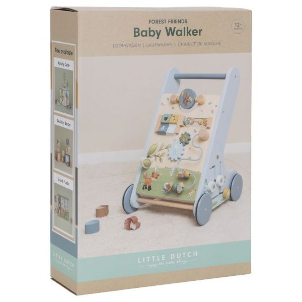 Trotteur multi-activités en bois - Forest Friends