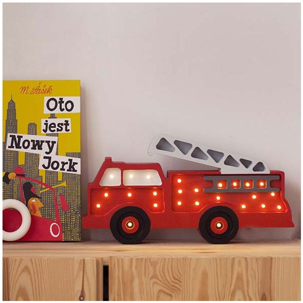 Lampe Camion de Pompiers - Rouge