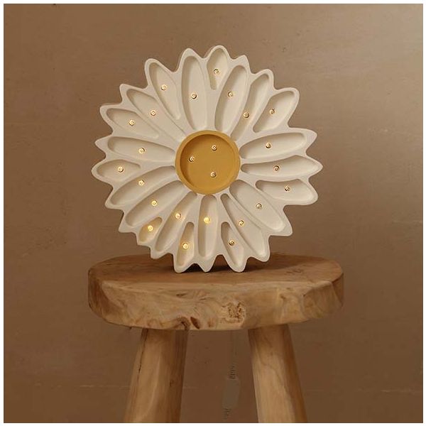 Lampe Marguerite - Blanc