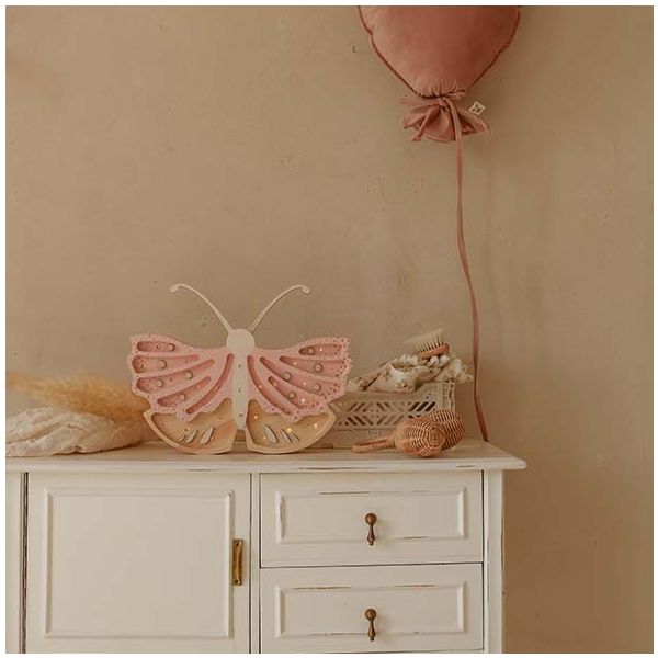 Schmetterling Lampe - Rosa
