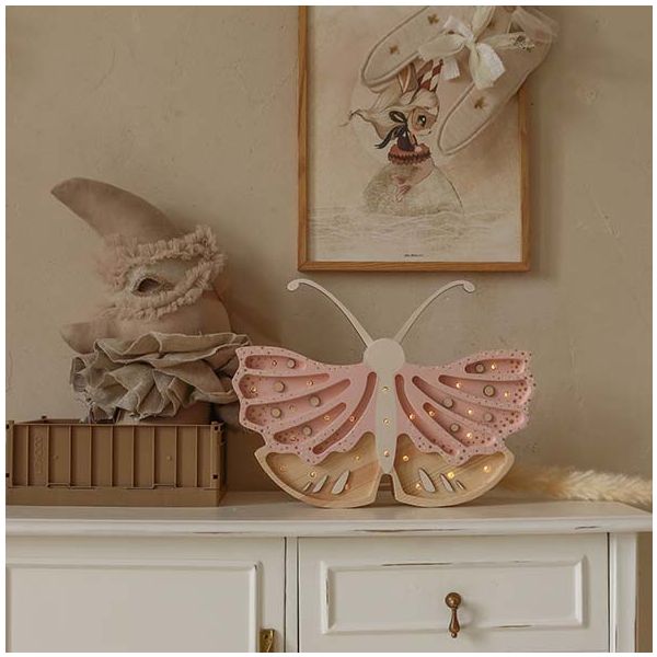 Schmetterling Lampe - Rosa