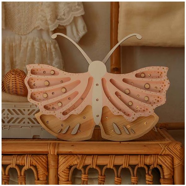 Schmetterling Lampe - Rosa