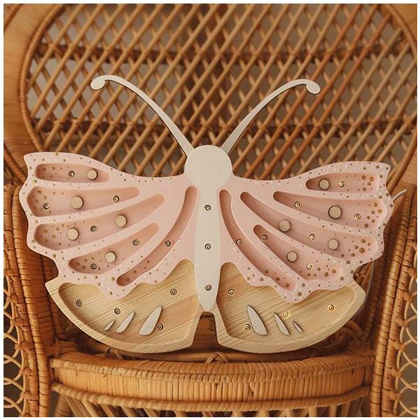 Schmetterling Lampe - Rosa