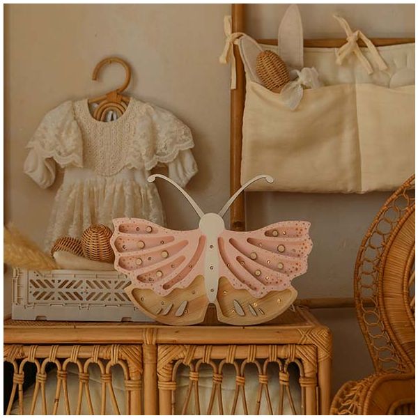 Schmetterling Lampe - Rosa