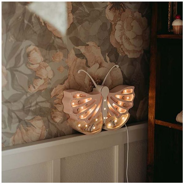 Schmetterling Lampe - Rosa
