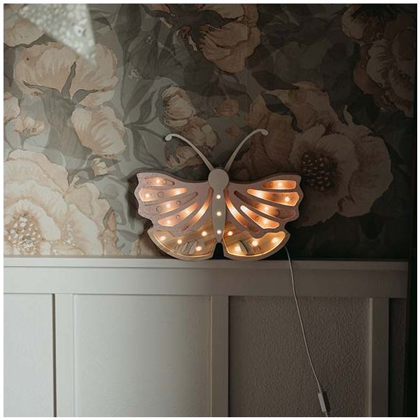 Schmetterling Lampe - Rosa