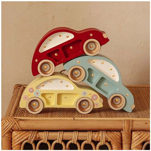 Petite Lampe Voiture Coccinelle - Rouge