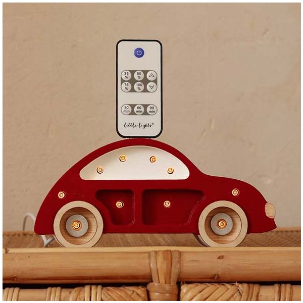 Petite Lampe Voiture Coccinelle - Rouge