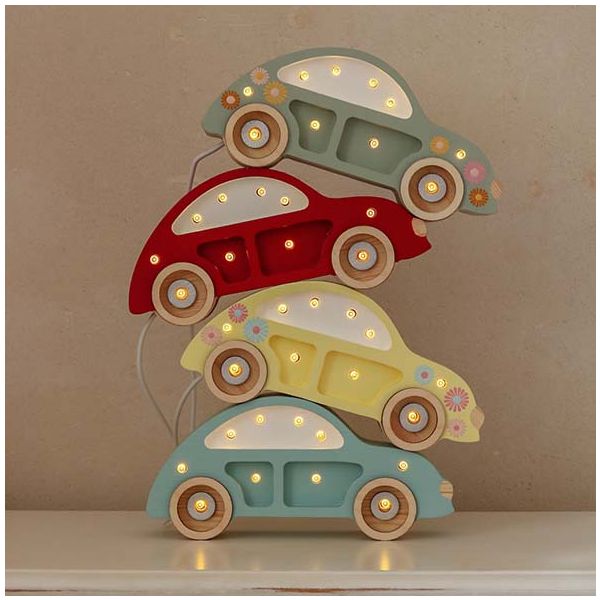 Petite Lampe Voiture Coccinelle - Rouge