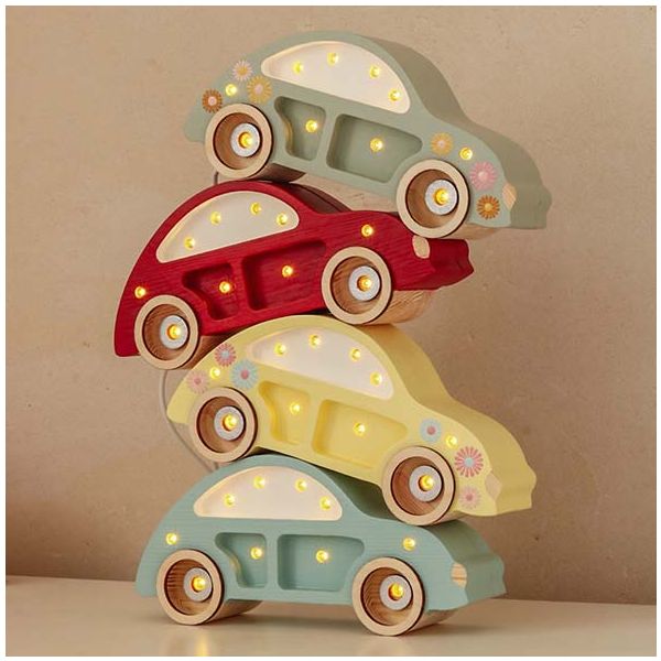 Petite Lampe Voiture Coccinelle - Rouge