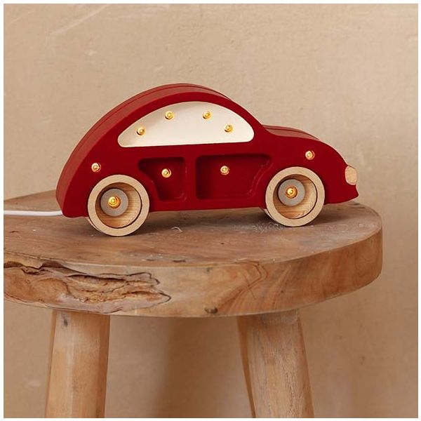 Petite Lampe Voiture Coccinelle - Rouge