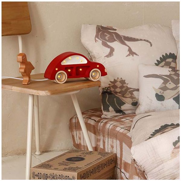 Petite Lampe Voiture Coccinelle - Rouge