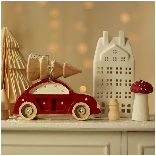 Petite Lampe Voiture Coccinelle - Rouge