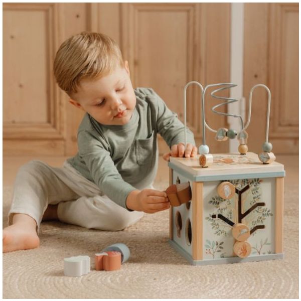 Cube d'activités en bois - Forest Friends