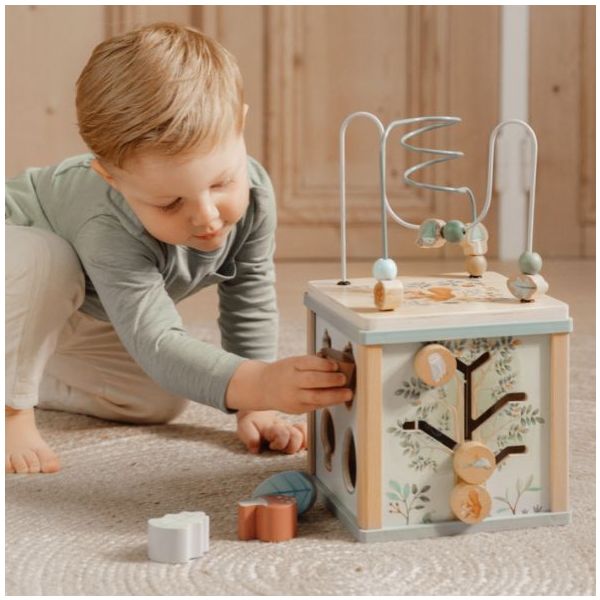Cube d'activités en bois - Forest Friends