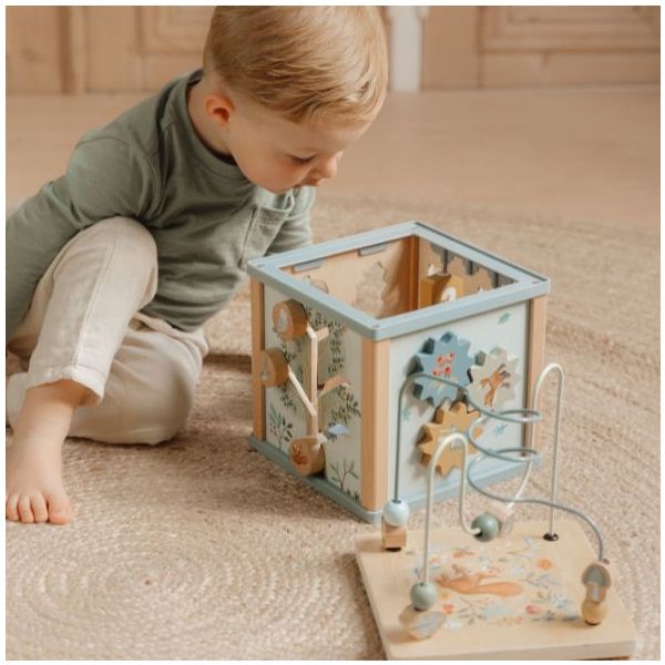 Cube d'activités en bois - Forest Friends
