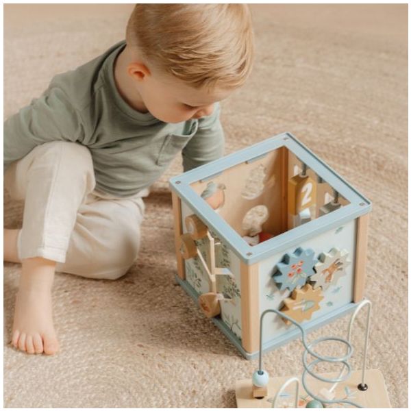 Cube d'activités en bois - Forest Friends