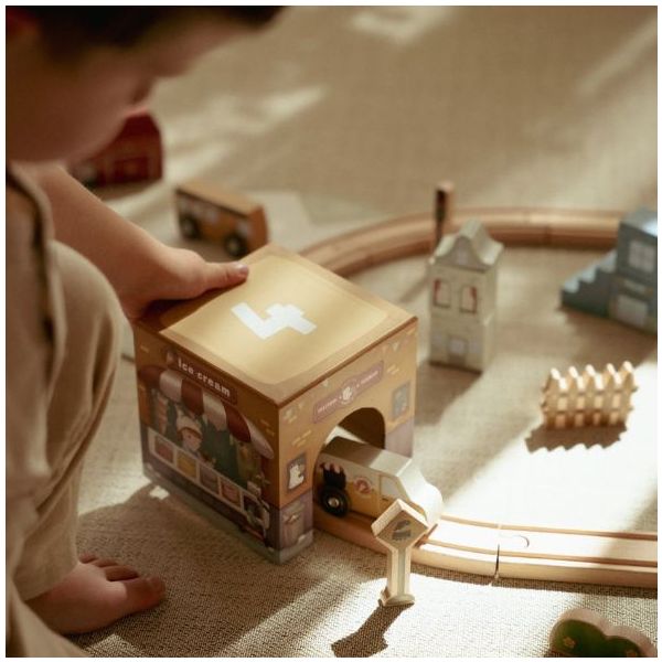 Stacking Blocks with Cars