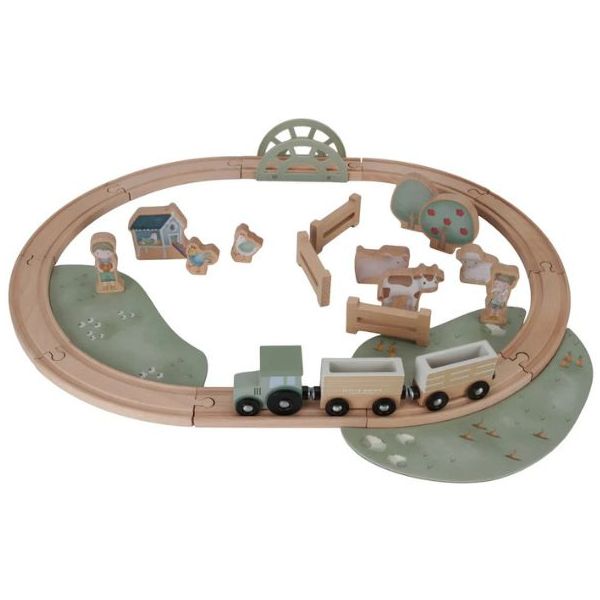 Wooden Train Set - Little Farm