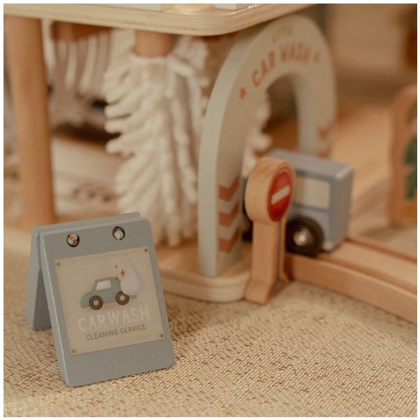 Wooden Garage with Accessories