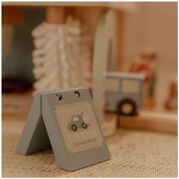 Wooden Garage with Accessories