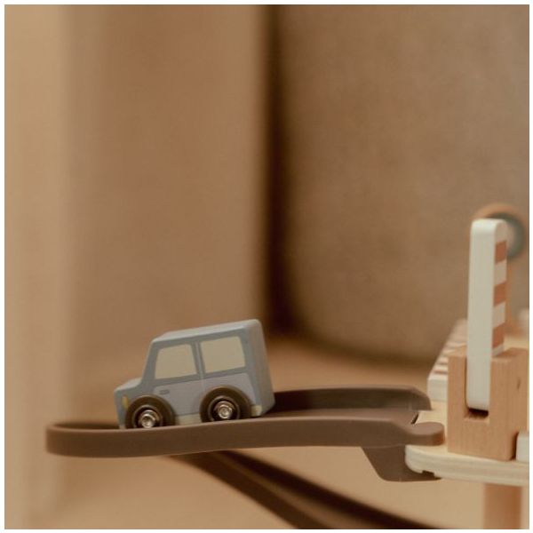 Wooden Garage with Accessories