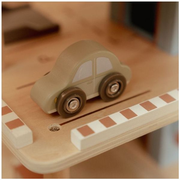 Wooden Garage with Accessories