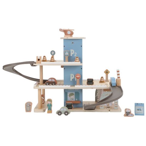 Wooden Garage with Accessories