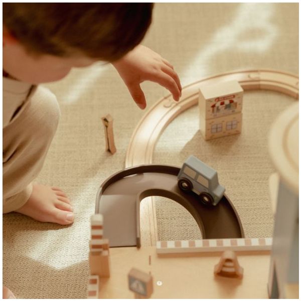 Wooden Garage with Accessories