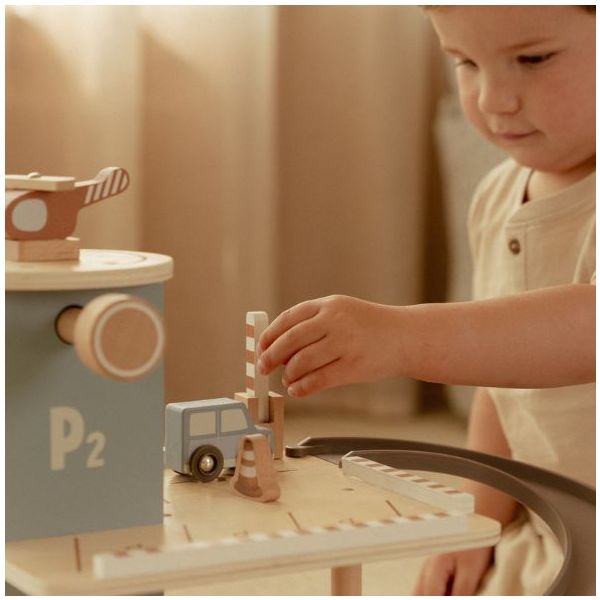 Wooden Garage with Accessories