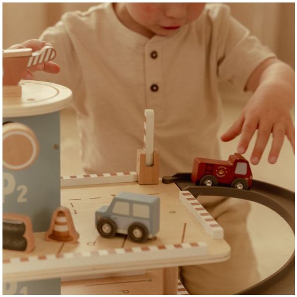 Wooden Garage with Accessories