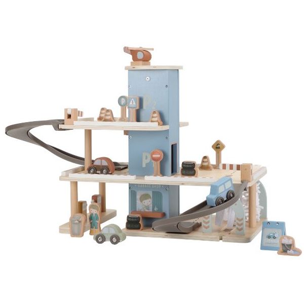 Wooden Garage with Accessories