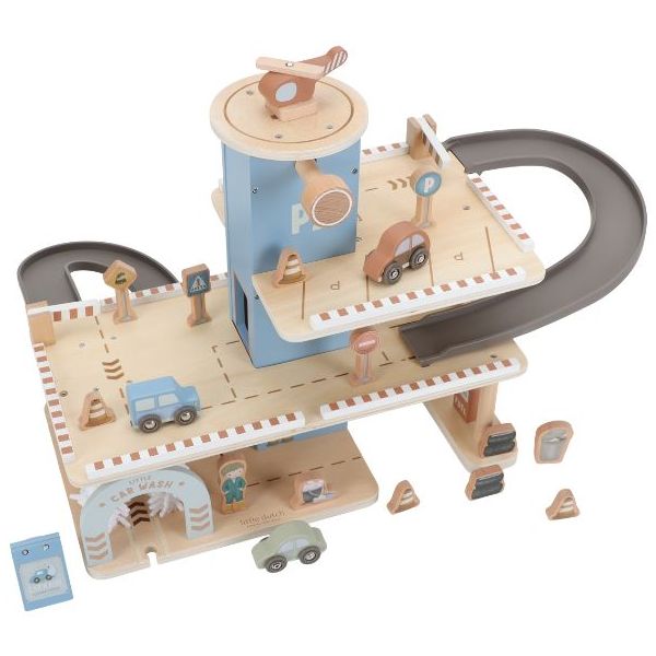 Wooden Garage with Accessories