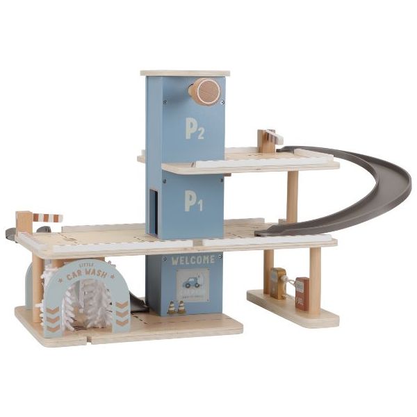 Wooden Garage with Accessories