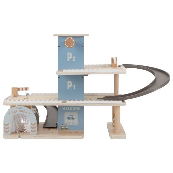 Wooden Garage with Accessories