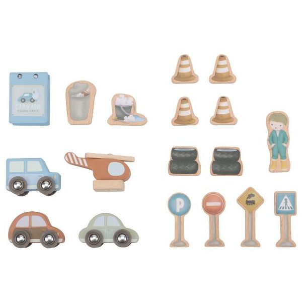 Wooden Garage with Accessories