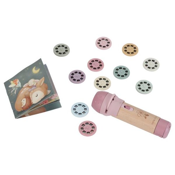 Lampe de poche projecteur d'histoires - Rose