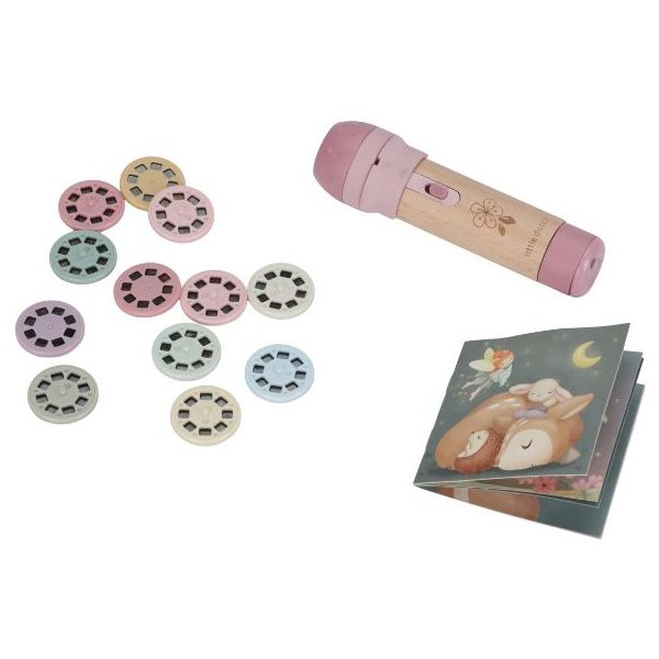Lampe de poche projecteur d'histoires - Rose