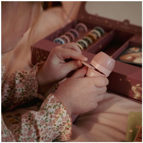 Lampe de poche projecteur d'histoires - Rose