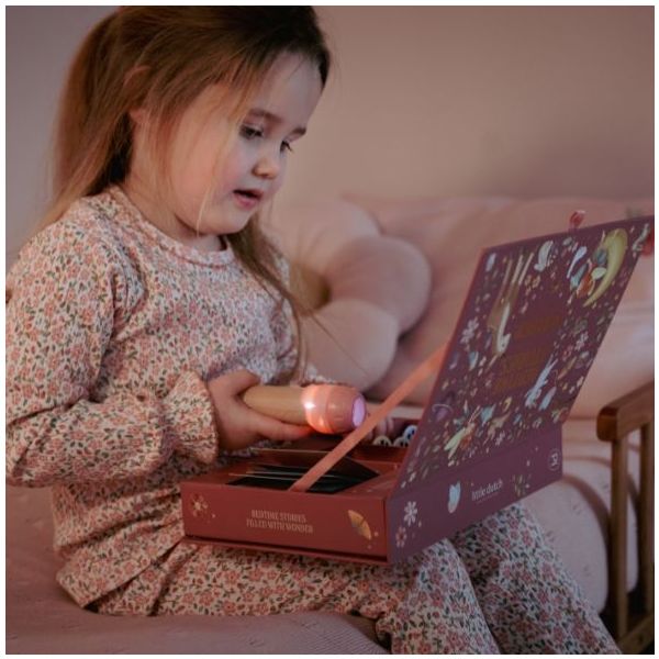 Lampe de poche projecteur d'histoires - Rose