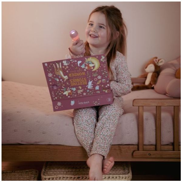 Lampe de poche projecteur d'histoires - Rose